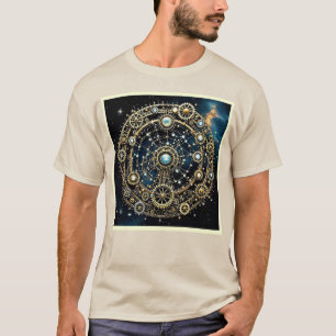 Celestial Mechanism Cosmic Art T-Shirt