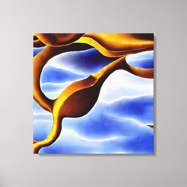 Celestial Melting Canopy Canvas Print (Front)