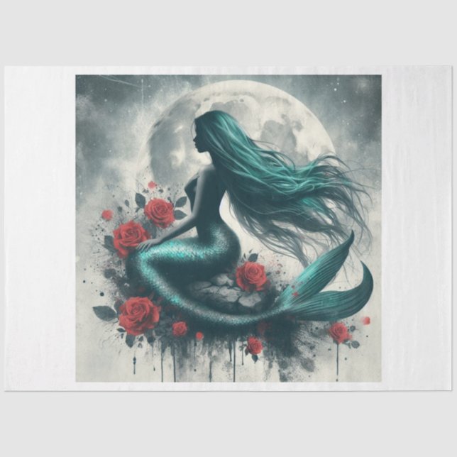 Celestial Mermaid Tissue Paper (Front)