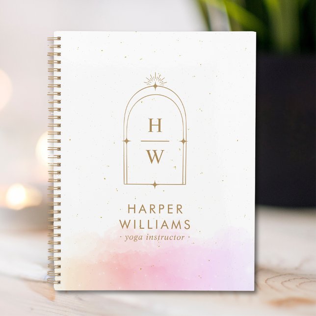 Celestial Monogram Yoga Instructor | Blush Pink Planner (Creator Uploaded)