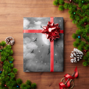 Celestial Moon and Clouds Follow Your Light Wrappi Wrapping Paper