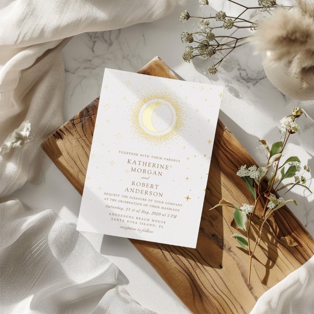 Celestial Moon And Stars Elegant Wedding (Creator Uploaded)