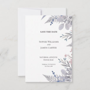Celestial Moon and Stars Wedding Save the Date