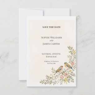 Celestial Moon and Stars Wedding Save the Date