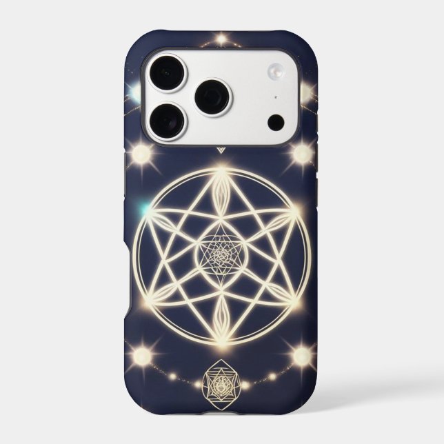 Celestial Moon Cycle Mandala – Sacred Geometry (Back)