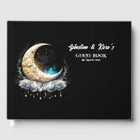 Celestial moon luna starry night stars