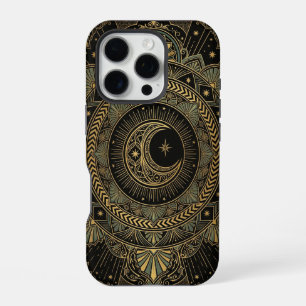 Celestial Moon Mandala   Art iPhone 16 Pro Case