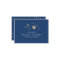 Celestial Moon Navy Blue Save the Date