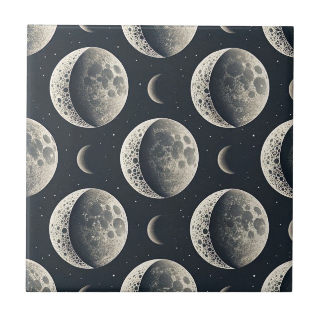 Celestial Moon Phase (1) Tile (Front)