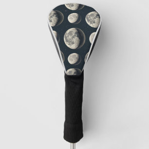 Celestial Moon Phase (2) Golf Head Cover