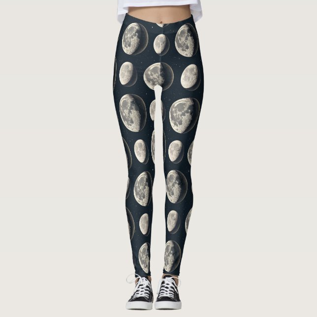 Celestial Moon Phase (3) Leggings (Front)