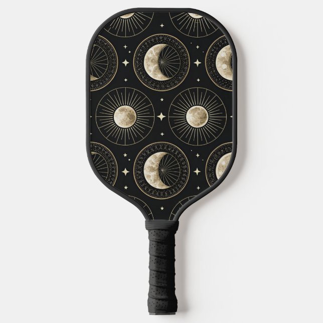 Celestial Moon Phase (5) Pickleball Paddle (Front)