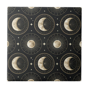 Celestial Moon Phase (5) Tile