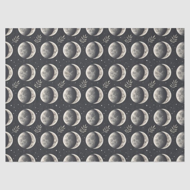 Celestial Moon Phase (6) Tissue Paper (Front)