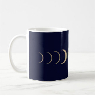 Celestial moon phase coffee mug