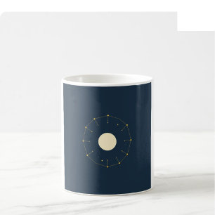 Celestial Moon Phase Mug - Indigo & Gold
