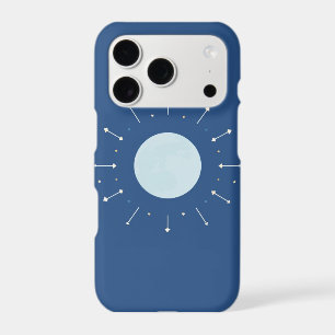 Celestial Moon Phase Phone Case - Teal & Violet