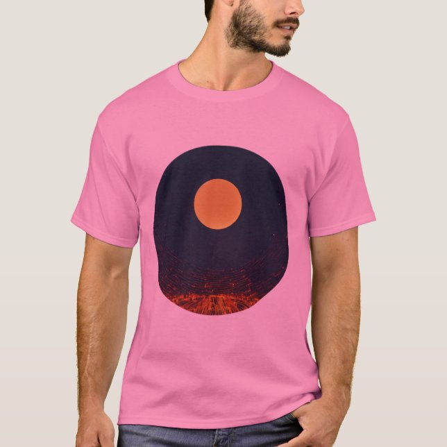 “Celestial Moon Phase T-Shirt – Unisex Lunar Desig (Front)