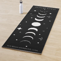 Celestial Moon Phases Black Minimalist