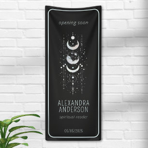 Celestial Moon Phases Mystical Holistic Spiritual Banner