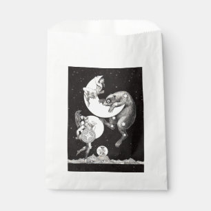 Celestial Moon Sky Universe God Night Illustration Favour Bags