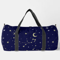 celestial moon star constellation blue