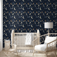 Celestial Moon Stars Luxurious