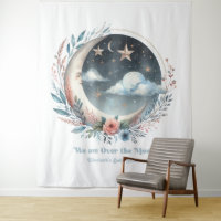 Celestial Moon & Stars Over the Moon Baby Shower