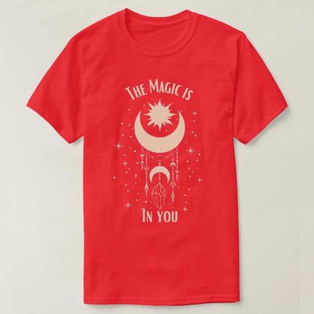 Celestial Moon T-Shirt (Design Front)