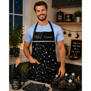 Celestial Moon Theme  Apron