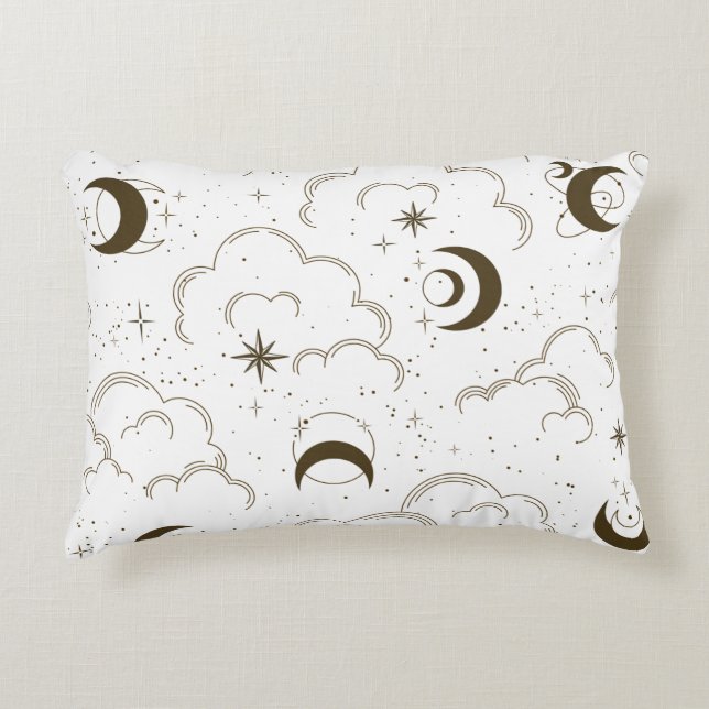 Celestial Moon Theme  Decorative Cushion (Front)