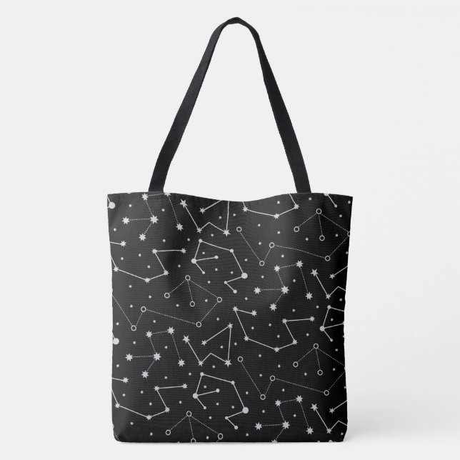 Celestial Moon Theme Tote Bag (Back)