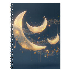 Celestial Moonlight Melody Notebook