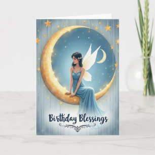 Celestial Moonlit Birthday Card