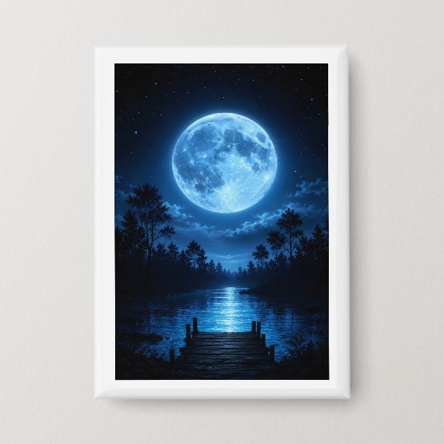 Celestial Moonlit Forest Reflection Aesthetic (Front)