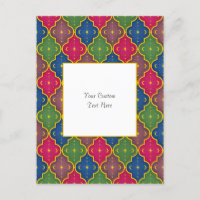 Celestial Moroccan Tile (white background) Custom