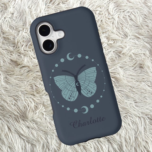 Celestial Moth Moon Phase Circle Design (Creator Uploaded)