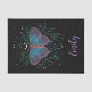 Celestial Moth Personalised Tissue Paper