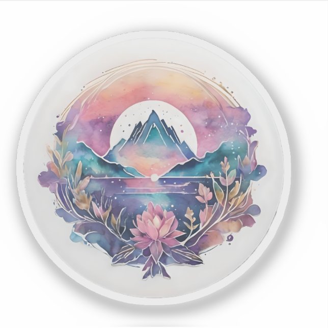 Celestial Mountain and Lotus Dreamscape (Front)