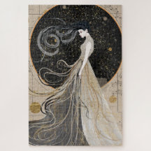 Celestial Muse Dreamy Cosmic Woman