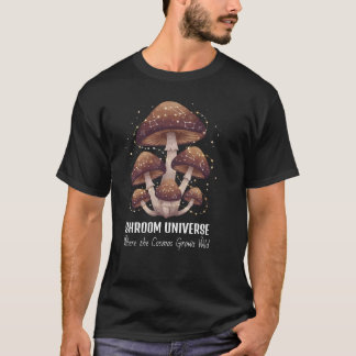Celestial Mushroom Constellation Universe T-Shirt