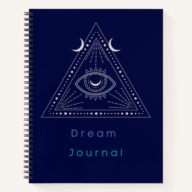 Celestial Mystic Eye Dream Journal (Front)