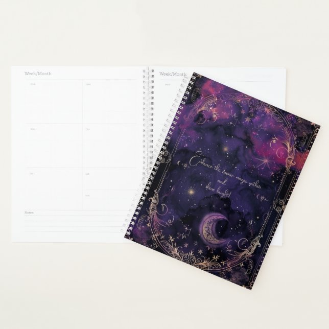 Celestial Mystique Planner/Notebook Planner (Display)