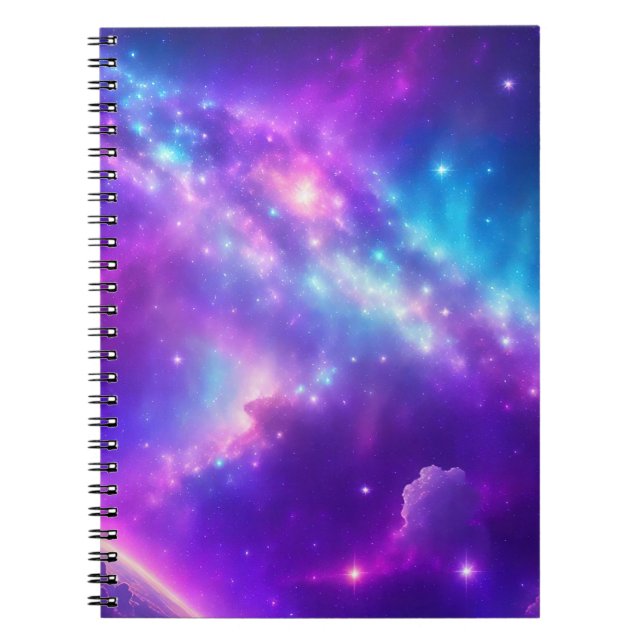 Celestial Nebula Notebook (Front)