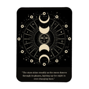 Celestial Night Phases Magnet