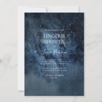 Celestial Night Sky | Gold Lingerie Shower