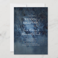 Celestial Night Sky | Gold Wedding Reception