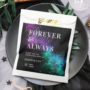 Celestial Night Sky Nebula Wedding Favour Bags