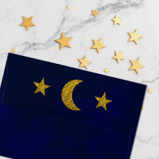 Celestial Night Sky Wedding Envelope (Creator Uploaded)