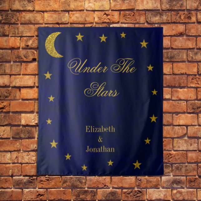 Celestial Night Sky Wedding Tapestry (Creator Uploaded)